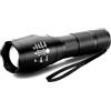 Glowster Torcia LED 10 W 350 lm con zoom e design IP44, ideale per campeggio, emergenza e uso quotidiano.