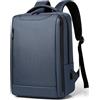 Mixroom - Zaino Porta PC con Scomparto Custodia per Computer Portatile Borsa Laptop Notebook fino ai 15.6 Con Attacco USB Scuola Viaggio Casual Z38 (BLU)