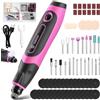 DEKOPRO DEKO Mini Trapano Elettrico : Multiutensile fai da te con 70 Accessori, 3.6 V Grigio Utensile Rotante per Intagliare, Tagliare, Levigare, Levigare, Lucidare, Incisione