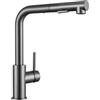 Sofetiy Rubinetto Lavello Cucina Antracite, Rubinetto Cucina Con Doccetta Estraibile, Miscelatore Cucina Con Due Tipi Di Getto D'acqua, Rubinetti Cucina In Acciaio Inossidabile Spazzolato