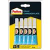 Pattex - Colla cianoacrilato liquido (confezione da 5 tubi da 2 g) - Colla cianoacrilato extra forte e trasparente - Multimateriale.