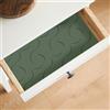 VaryFloral Carta da Parati Adesiva Muro Verde Pellicola Adesiva per Mobili 30.5cmx300cm Carta da Parati Camera da Letto Curva Astratta Decorazioni Parete Impermeabile Adesivi Parete Cucina Armadi