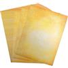 LOLANIUT 100 fogli di carta da lettere vintage, formato A4, stampabile, vecchia carta per stampanti a getto d'inchiostro e laser, carta da lettere pregiata, carta pergamena, da stampare per certificati, inviti