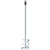 Hardy Working Tools - Frusta Miscelatrice da Cantiere 100 x 600 mm - Pala Impastatore Edile per Vernici e Malte con Gambo HEX 8 mm in Acciaio Zincato