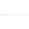 Alberts 334956 Lastrina di giunzione piana multiforo, zincata con procedimento Sendzimir, 1000 x 40 mm