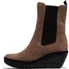 Fly London YERF600FLY, Fashion Boot Donna, Taupe, 38 EU