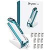 CLOUDMER Dr pen H6 Microneedling Pen Dermapen con gamma completa di cartucce, somma 8 pezzi dr pen H6 cartridges, 2025 idratante viso aggiornato, blu