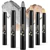Boobeen 6PCS Crema Ombretto Stick Impermeabile Matita Ombretto Crayon Occhi Illuminante Stick Shimmer Ombretti Penna Creare Glitter Trucco Occhi, Facile da Usare