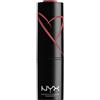 NYX Professional Makeup Shout Loud Rossetto Satinato, Colore Ultra-Saturo, Formula Vegana, Chic