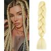 jooceebaby 613 Blonde Extension Per Treccine Africane 24 Treccia Capelli Extension Ombre Jumbo Treccia Extension Capelli Fibra Sintetica Treccia Di Scatola Crochet Twist Intrecciare