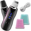 Retoo Skin Scrubber Ultrasuoni a 3 modalità, cleansing, idratante e lifting, esfoliante ad ultrasuoni per diversi tipi di pelle con USB ricaricabile, detergente per pori, nero