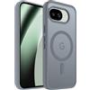 ACRONIX Magnetica Cover per Google Pixel 10a (2026), Cover per Pixel 10a Compatibile con MagSafe, Protezione Militare, Traslucida Opaca Posteriore, Custodia Antishock, Grigio