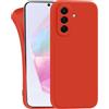 MyGadget Cover compatibile con Samsung Galaxy A36 5G - Custodia Protettiva in Silicone Morbido - Case TPU Flessibile - Ultra Protezione Antiurto & Antiscivolo Arancio