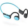 iClever Cuffie per bambini a conduzione ossea, sicurezza per orecchie aperte, impermeabili IPX5, piegatura a 360°, cuffie leggere per bambini wireless Bluetooth 5.3, auricolari per bambini USB-C per