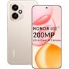 HONOR 400 5G Smartphone, 8GB 256GB, Fotocamera AI Ultra Nitida da 200MP, 6,55 AMOLED Display 120Hz, Snapdragon 7 Gen 3, 5170mAh, IP65, Dual SIM, NFC, Android 15, Senza caricatore, Oro