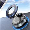 PlusAcc Supporto magnetico per telefono da auto, con ventosa in gel nano per Magsafe, girevole a 360°, pieghevole, per cruscotto e parabrezza, compatibile con iPhone 17/16/15/14/13/12 Pro Max, Plus