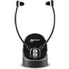 Geemarc CL7370 Opti - Cuffie TV Amplificate con Connettore Ottico - Utilizzabili come Amplificatori di Ascolto che Amplificano il Suono Ambientale - Perdita di Udito Lieve o Grave - Versione IT