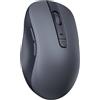 Lenovo Mouse Bluetooth silenzioso (WL300) - Mouse per computer a 5 pulsanti con clic sinistro e destro silenzioso - Impugnatura scolpita, Microsoft Swift Pair, fino a 1600 DPI (grigio)