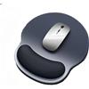 SHESHY Tappetino Mouse, Mousepad Poggiapolsi, Gaming Mouse Pad con poggiapolsi - Con Comodo Supporto in Gel per Polso - Base in Gomma Antiscivolo, Ergonomico