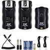 JJC Telecomando Wireless per Flash Speedlight per Sony Alpha A7III A7II A7 A7RIII A7R A7R2 A7SII A7S A9 A6500 A6400 A6300 A6000 A5100 A5000 RX100 VII VI VA V IV III RX10 IV III II (2 ricevitori)