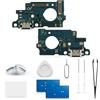 Extkry Connettore di Ricarica per Samsung Galaxy M52 5G Kit Riparazione | Porta di ricarica flat ricarica porta caricabatterie charging port microfono con kit di riparazione.