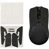 kwmobile Nastro Antiscivolo per Mouse da Gioco Compatibile con Razer Viper Ultimate Griptape - Facile da Applicare e Sottile - 0,5 mm - nero/bianco
