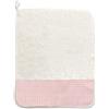 Panini Tessuti, Asciugamano in spugna di puro cotone per la pappa - pranzo - merenda in asilo dimensione 34 x 45 cm Fantasia Quadretti Rosa