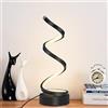 HechoVinen Lampada da Comodino a Spirale LED, Abat Jour da Comodino, Lampada Comodino per Camera da Letto