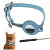 CAPASTEC Girocollo Per Gatti Con Porta Per AirTag 1pc Extra Piccolo Blu