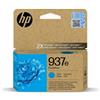 Cartuccia originale Hp 4S6W6NE 937e CIANO