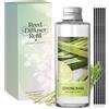 Scent-Hi Ricarica Diffusore Profumata, Ricarica Diffusore Bastoncini - Citronella 200ml, Diffusore Profumato Ricarica per Camere da Letto, Bagni, Uffici e Arredamento Domestico
