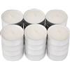 Ikea Glimma Candele da tè Maxi, Durata 9 Ore, 24 Pezzi, Colore: Bianco
