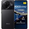 XIAOMI POCO F7 Pro 5G, 12+512GB, Nero, fotocamera principale da 50MP, batteria da 5110 mAh (tipo) con 45 W HyperCharge, IP64, funzioni AI (senza caricabatterie incluso)