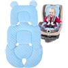Fancysky Riduttore per seggiolino auto Fancysky, cuscino universale per passeggino, ideale per l'estate. Riduttore per seggiolino, cuscino per neonati, compatibile con seggiolini auto e passeggini.
