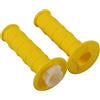 GOOFIT 7/8 22mm 25mm Giallo (Comprese Linee di valvola Bianche) CNC Maniglia di Torsione Avanzata Manopole Manubrio Gomma Sostituzione per 50cc-250cc Dirtbike Go Karts Atvs Scooters Pitbike Quad