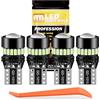 ANTEMOON Lampadine T10 W5W LED 12V 24V Blu Ghiaccio 194 501 168 2825 Wedge Luci Posizione LED Canbus Senza Errori Luci Interne Auto Lampada Porta Lettura Soffitto Interior Luce Targa, 4Pcs