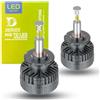 SageSunny D2S Lampadina LED a 360°, emissione bianca 6000k, 110W, kit di conversione per fari auto, sostituzione HID, confezione da 2 - Garanzia di 24 mesi