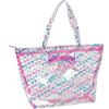 safta BARBIE LOGOMANIA - Borsa Shopping, Borsa da donna, Shopping Bag, Comodo e Versatile, Qualità e Resistenza, 54 x 17 x 35 cm, Colore Rosa Bastone, rosa pallido, Estándar, Casual