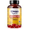 Kinoko life Ubichinolo Coenzima Q10 180 Capsule, Ubiquinol Plus 200 mg Dose Giornaliera, 100 mg per Capsula, CoQ10 Ridotta con Omega 9 e Olio Extravergine di Oliva, Softgels, Kinoko Life
