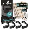 Bodytecni Recambi Cerotti PRO EDITION per Strisce Nasali Magnetiche | Adesivo Medico Ipoallergenico Extra Forte | Resistente al Sudore e all'Acqua | 60 Cerotti con Massima Tenuta per Sport e Sonno