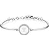 Brosway Bracciale Donna in Acciaio e Cristalli con Simbolo Lettere | Collezione Chakra - BHK143