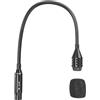 Cubilux Microfono XLR a collo di cigno 48,5 cm, dinamico, cardioide, girevole a 360°, pulsante muto, spina XLR a 3 pin, per conferenze e presentazioni