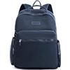 GFM® Zaino impermeabile da donna in nylon, per vacanze, viaggi, uso quotidiano, estate, spiaggia (NBKP-A), S6-grande-blu navy, S