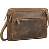 STILORD Clarity Borsa PC 15-16 Uomo Vera Pelle Borsetta Tracolla Slim Cartella Portadocumenti A4 Custodia Laptop e Tablet 13 Pollici Lavoro e Università Colore:marrone medio