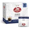 SAQUELLA caffè SAQUELLA | Cremoso Espresso Reale - Caffè Gusto Deciso, Tostatura Classica - Cialda Compostabile ESE 44MM (150 Unità)
