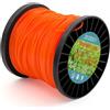 Zeqeey Linea di Taglio Universale 100m Rotondo Filo in Nylon per Decespugliatore 2,0 mm x 150 m (0,08 Pollici / 492 Piedi) Dotato di Bobina Rotante