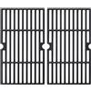 Vnierxful 43 x 21 cm griglia in ghisa per Enders Boston 3, Enders Monroe 3 Pro, Barbecook Siesta 310, Landmann Triton 3&4, Charbroil, Profi Cook PC-GG 1058/1059, ricambio per griglia Charbroil, 2 pezzi