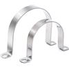 MgcTolBox U-Fascette Stringitubo Acciaio Inox Ø 80 mm, Morsetti Per Tubi - 4 Pezzi Per Confezione