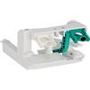 Geberit - Blocco supporto Geberit 240.510.00.1, Metallo, Alluminio, Valvola di supporto, Valvola, Bianca