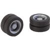 Faller 163103 2 Ruote Complete (Pneumatici Gemelli) Pneumatici e Cerchi NQ, Multicolore